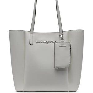 Karl Lagerfeld Paris Louise Tote- Winter White